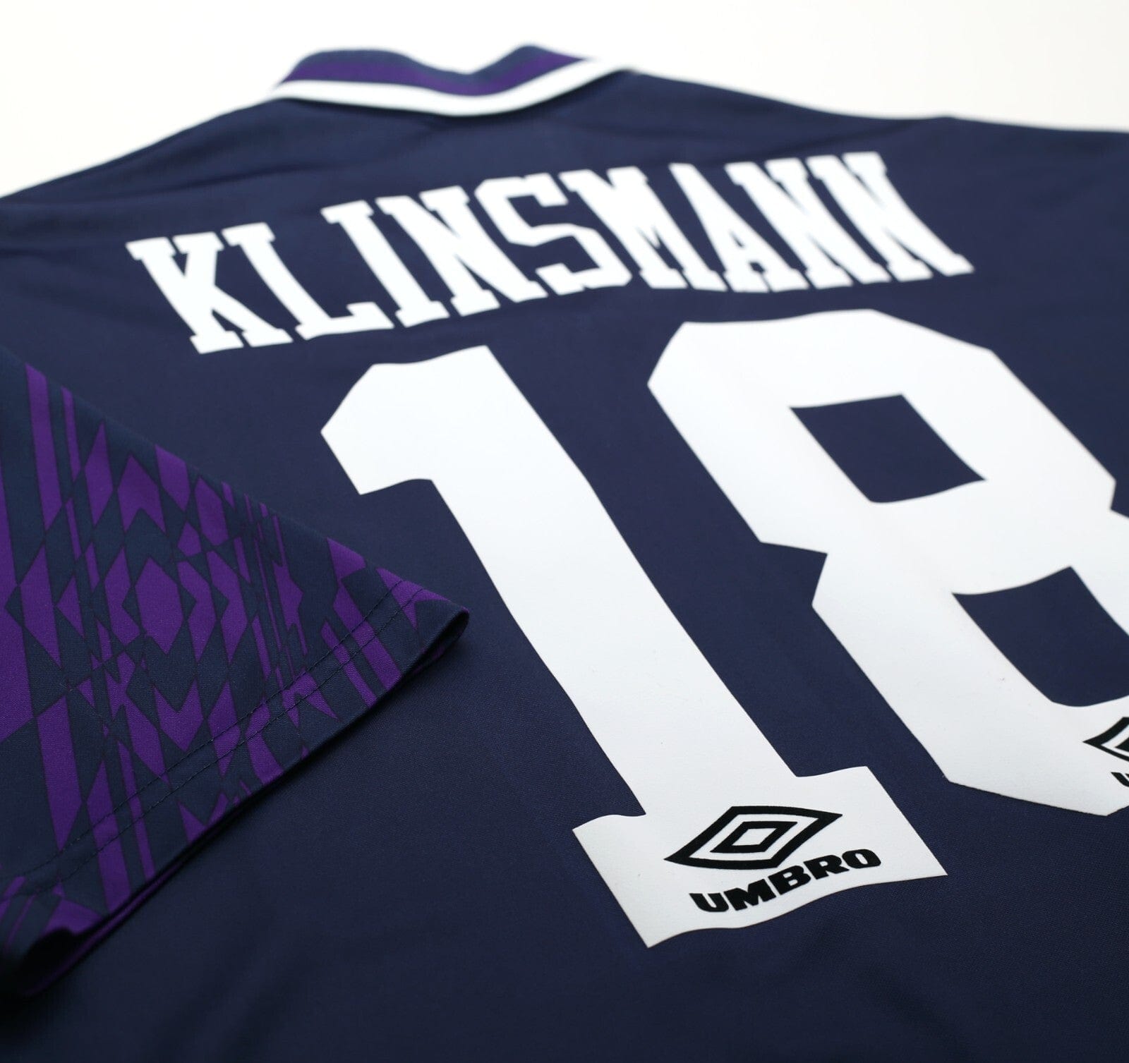 1994/95 KLINSMANN #18 Tottenham Hotspur Vintage Umbro Away Football Shirt (XL)