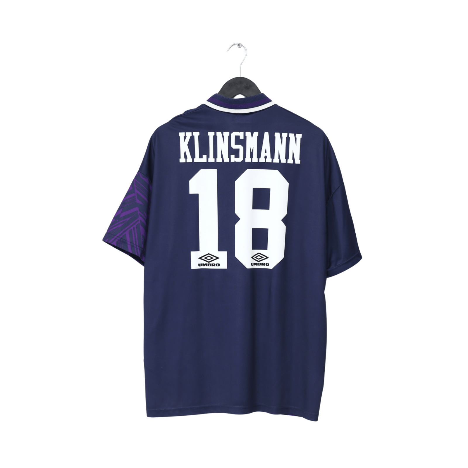 1994/95 KLINSMANN #18 Tottenham Hotspur Vintage Umbro Away Football Shirt (XL)
