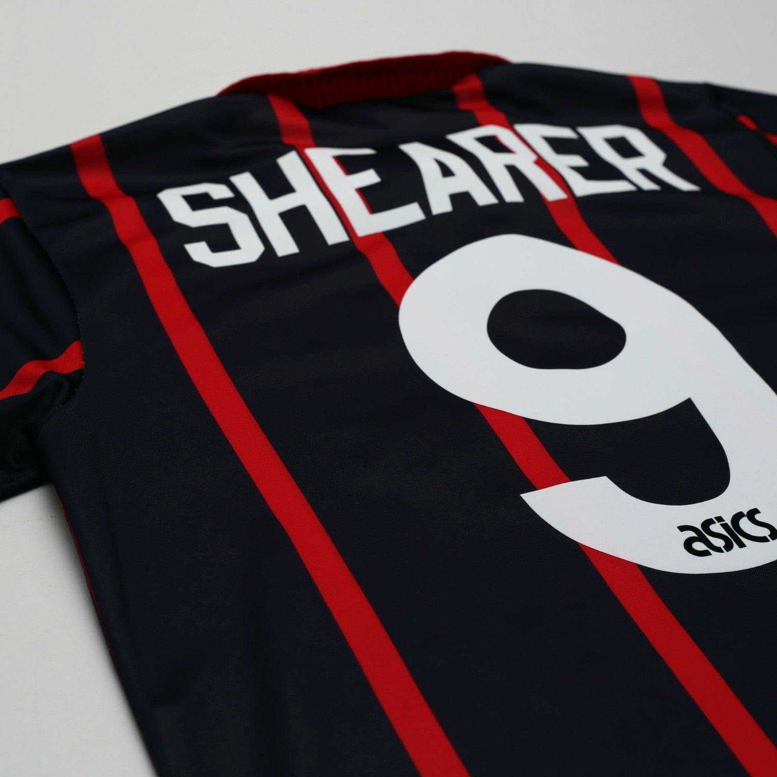 1994/95 Shearer #9 Blackburn Rovers Vintage ASICS Away Football Shirt (M)