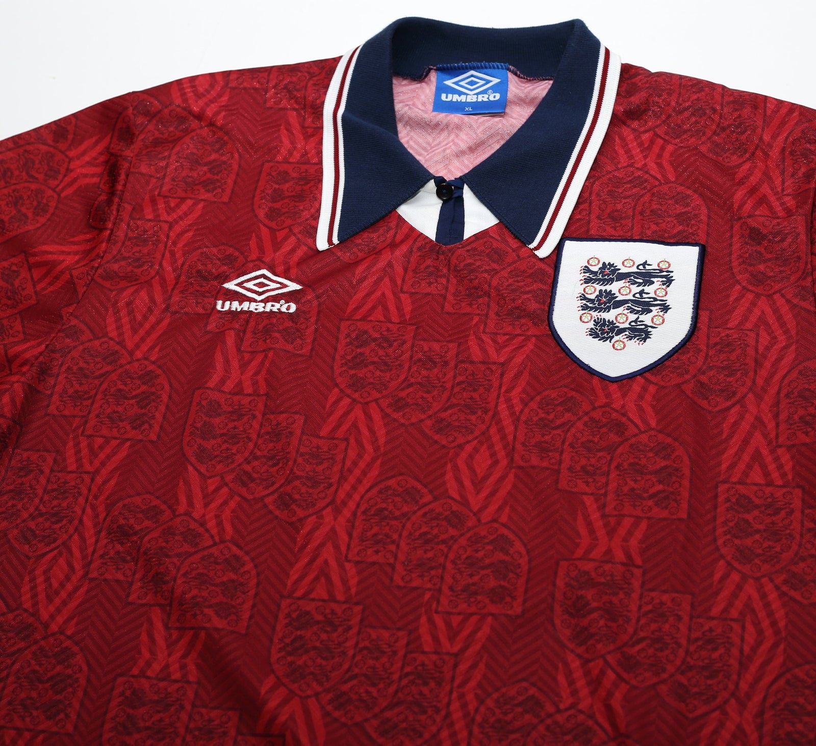 1994/95 SHEARER #9 England Umbro away Football Shirt (L/XL)