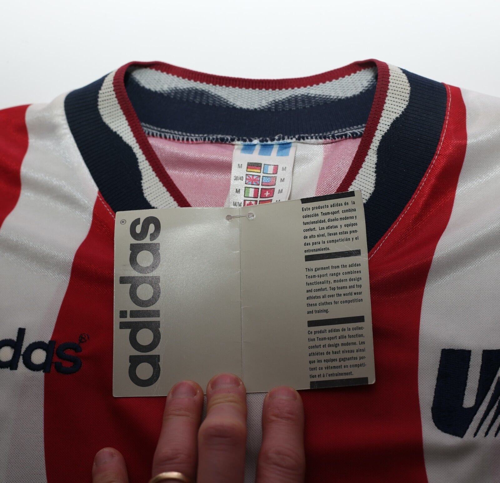 1994/95 USA Vintage adidas Home Football Shirt Jersey (M) World Cup 94 BNWT