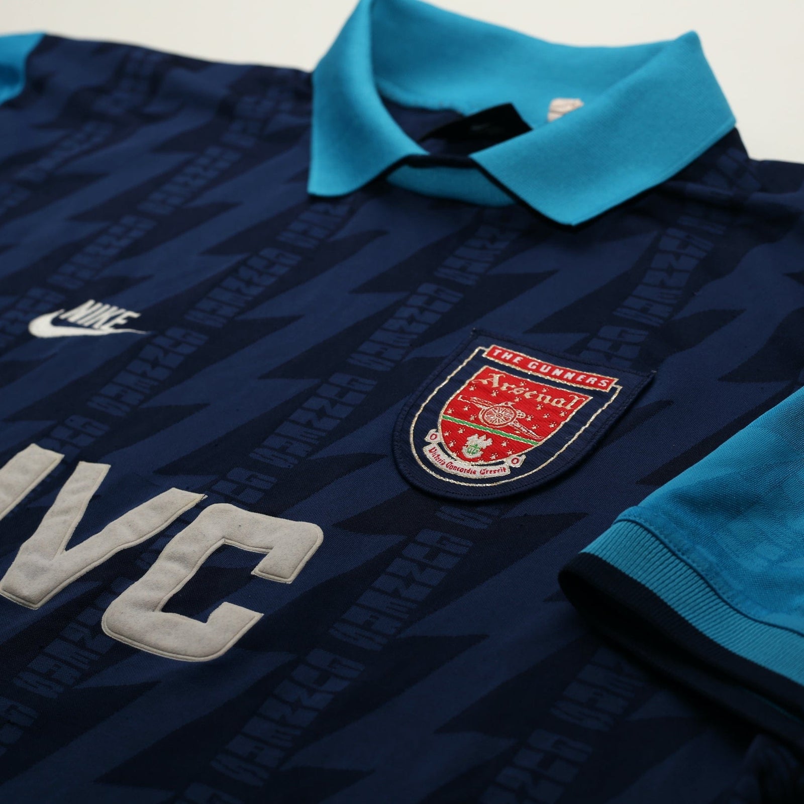 1994/95 Wright #8 Arsenal Vintage Nike Away Football Shirt (XXL)