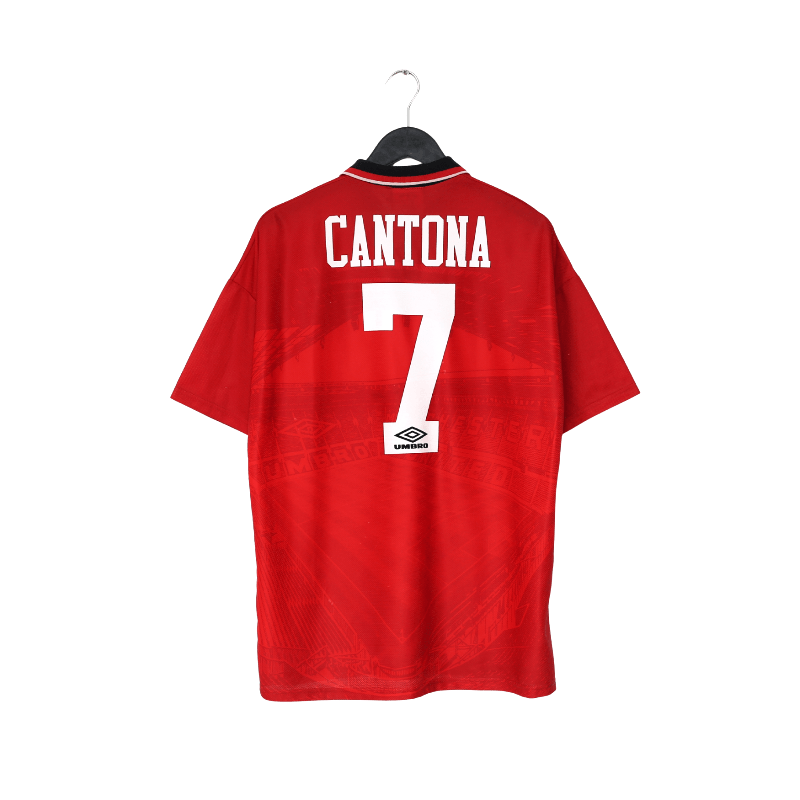 1994/96 CANTONA #7 Manchester United Vintage Umbro Football Shirt (L)