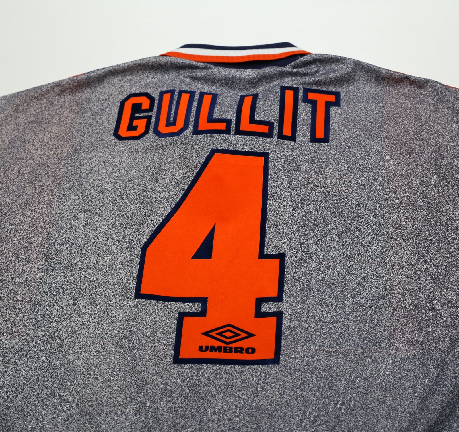 1994/96 GULLIT #4 Chelsea Vintage Umbro Away Football Shirt Jersey (XL)