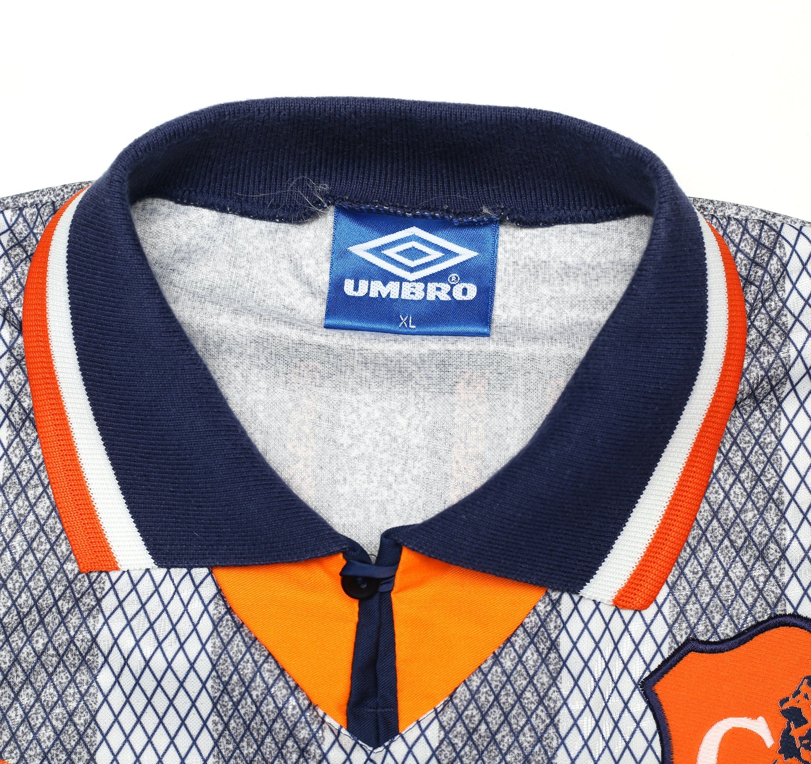 1994/96 GULLIT #4 Chelsea Vintage Umbro Away Football Shirt Jersey (XL)