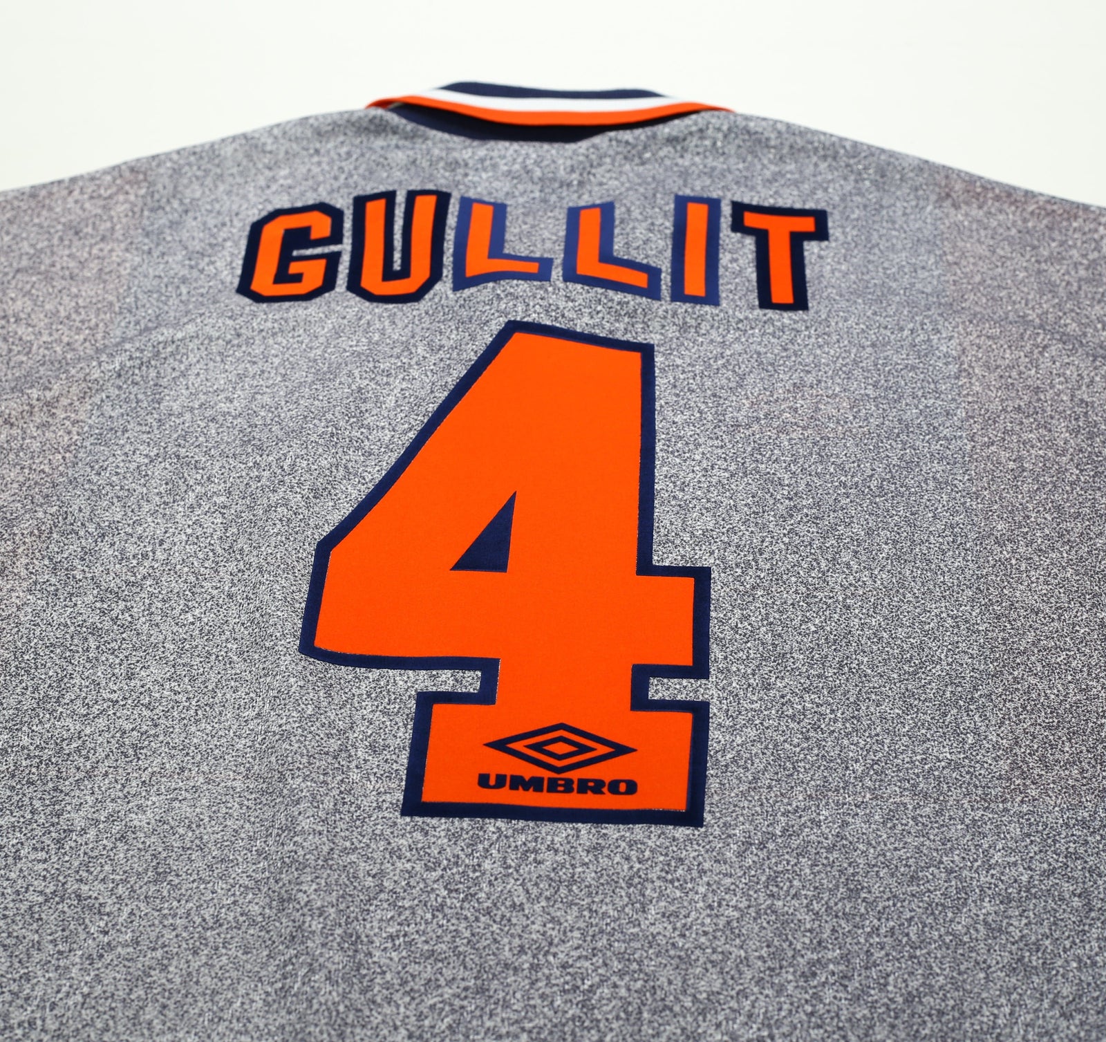 1994/96 GULLIT #4 Chelsea Vintage Umbro Away Football Shirt Jersey (XL)