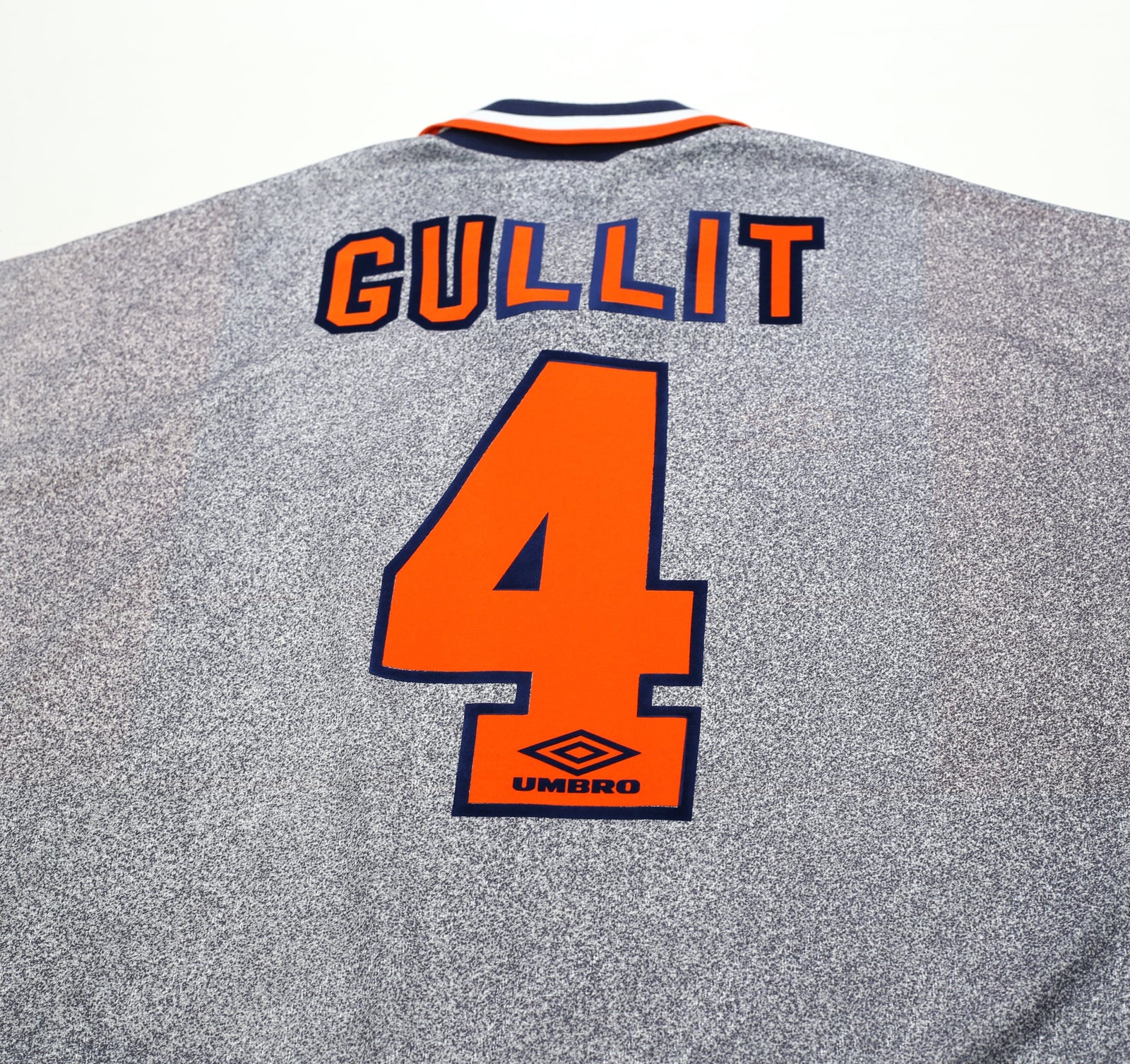 1994/96 GULLIT #4 Chelsea Vintage Umbro Away Football Shirt Jersey (XL)