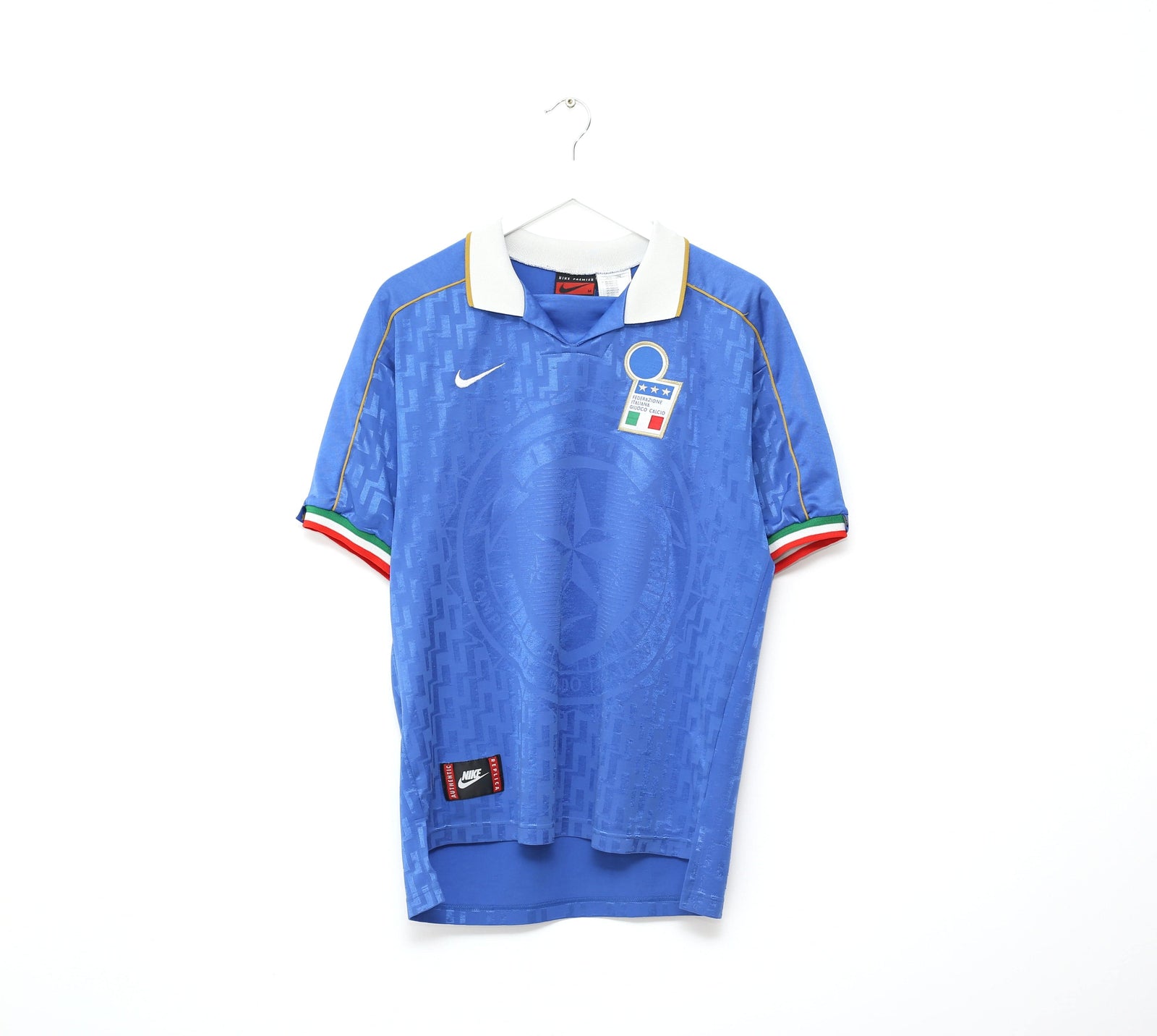 1994/96 ITALY Vintage Nike Home Football Shirt (M) EURO 96 Qualifiers