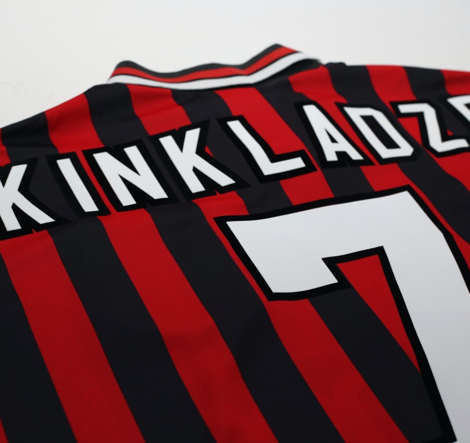 1994/96 KINKLADZE #7 Manchester City Vintage Umbro Away Football Shirt (M/L)