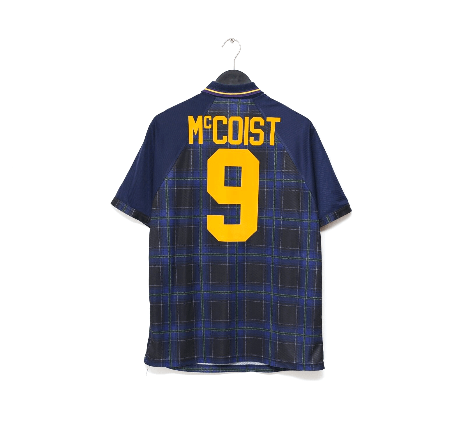 1994/96 McCOIST #9 Scotland Euro 96 Umbro Home Football Shirt (L) Rangers