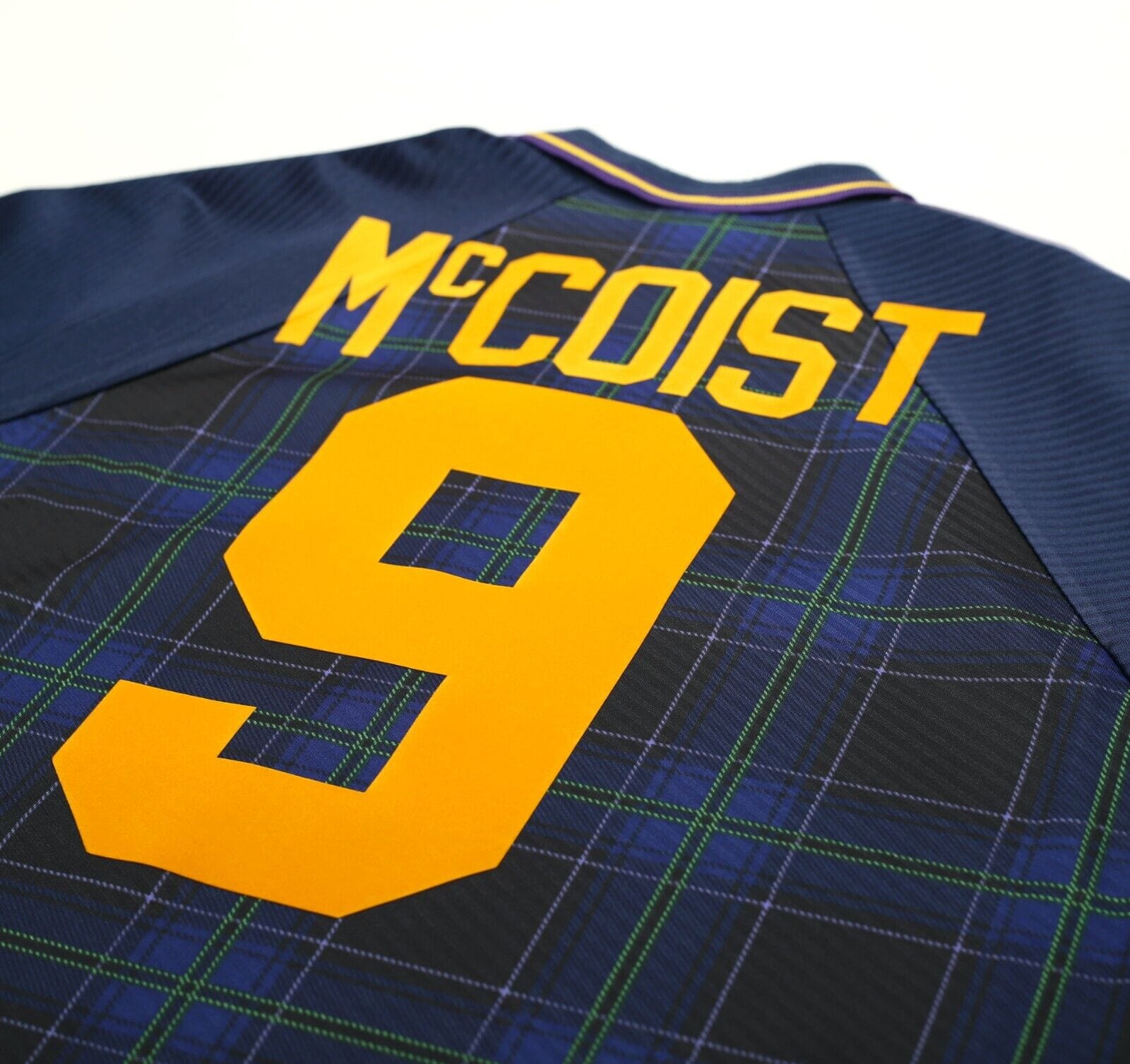 1994/96 McCOIST #9 Scotland Euro 96 Umbro Home Football Shirt (L) Rangers