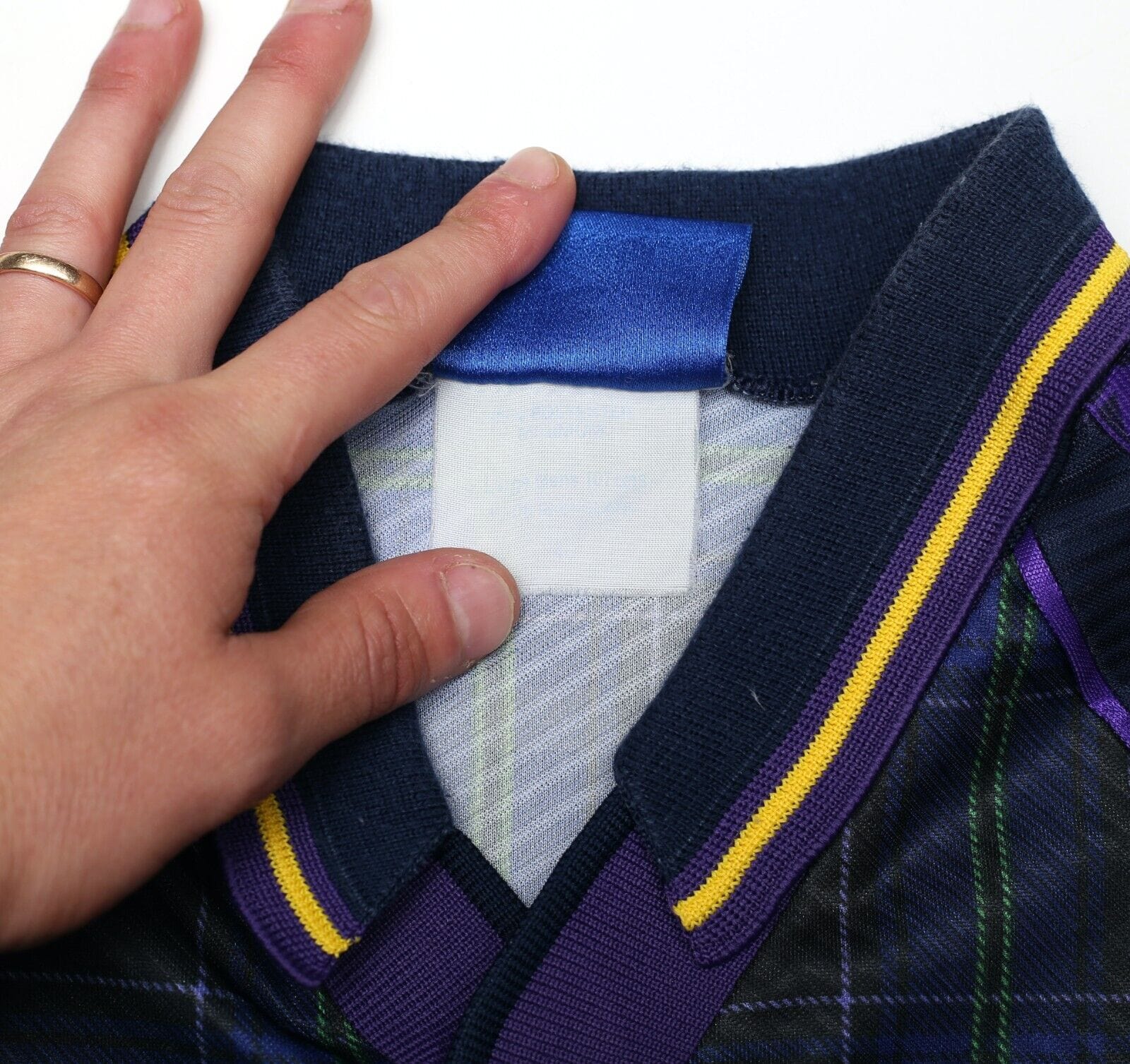 1994/96 McCOIST #9 Scotland Euro 96 Umbro Home Football Shirt (L) Rangers