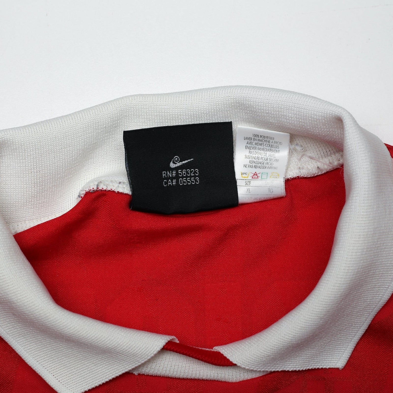 1994/96 Wright #8 Arsenal Vintage Nike Home Football Shirt (XL)