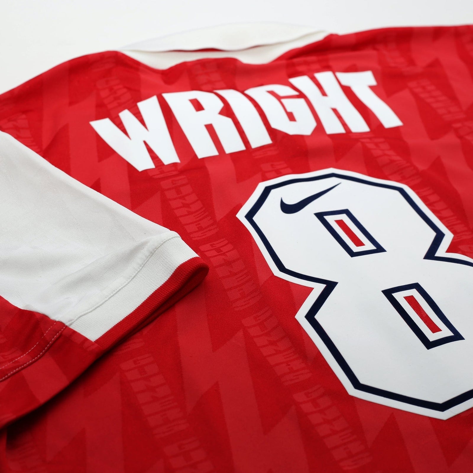 1994/96 Wright #8 Arsenal Vintage Nike Home Football Shirt (XL)