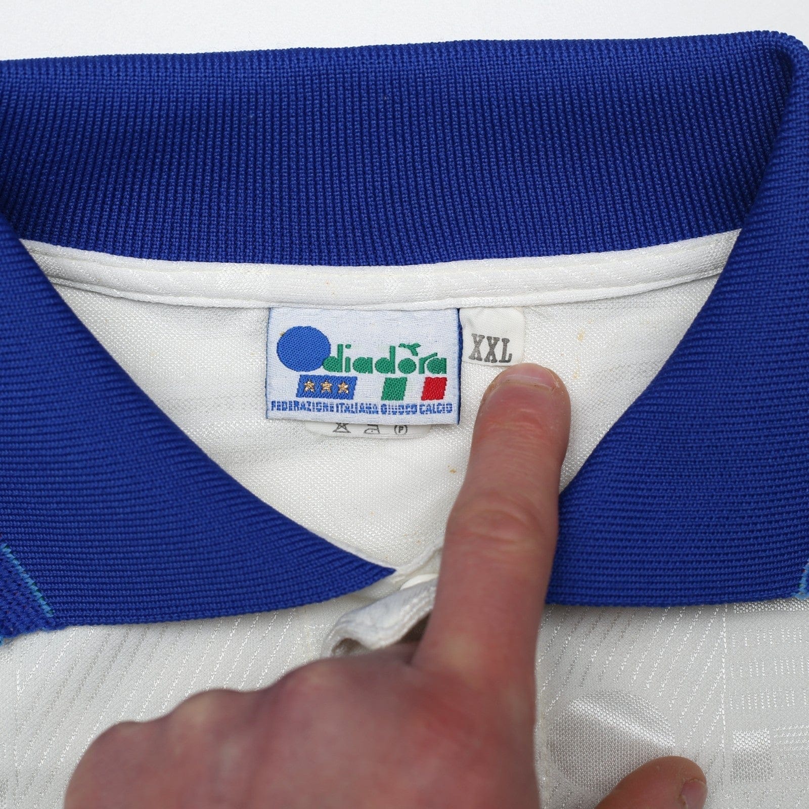 1994 Baggio #10 Italy Vintage Diadora Away Football Shirt (XXL) USA 94