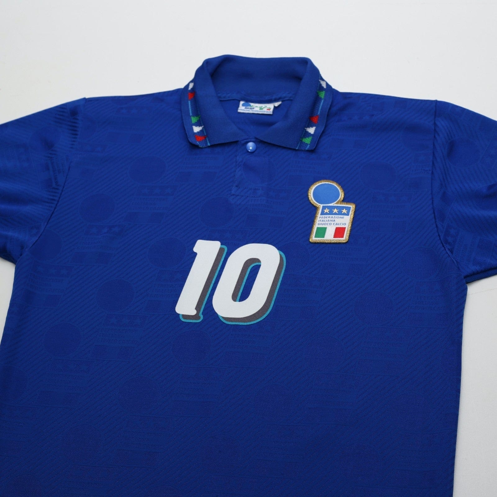 1994 Baggio #10 Italy Vintage Diadora Home Football Shirt (S) USA 94
