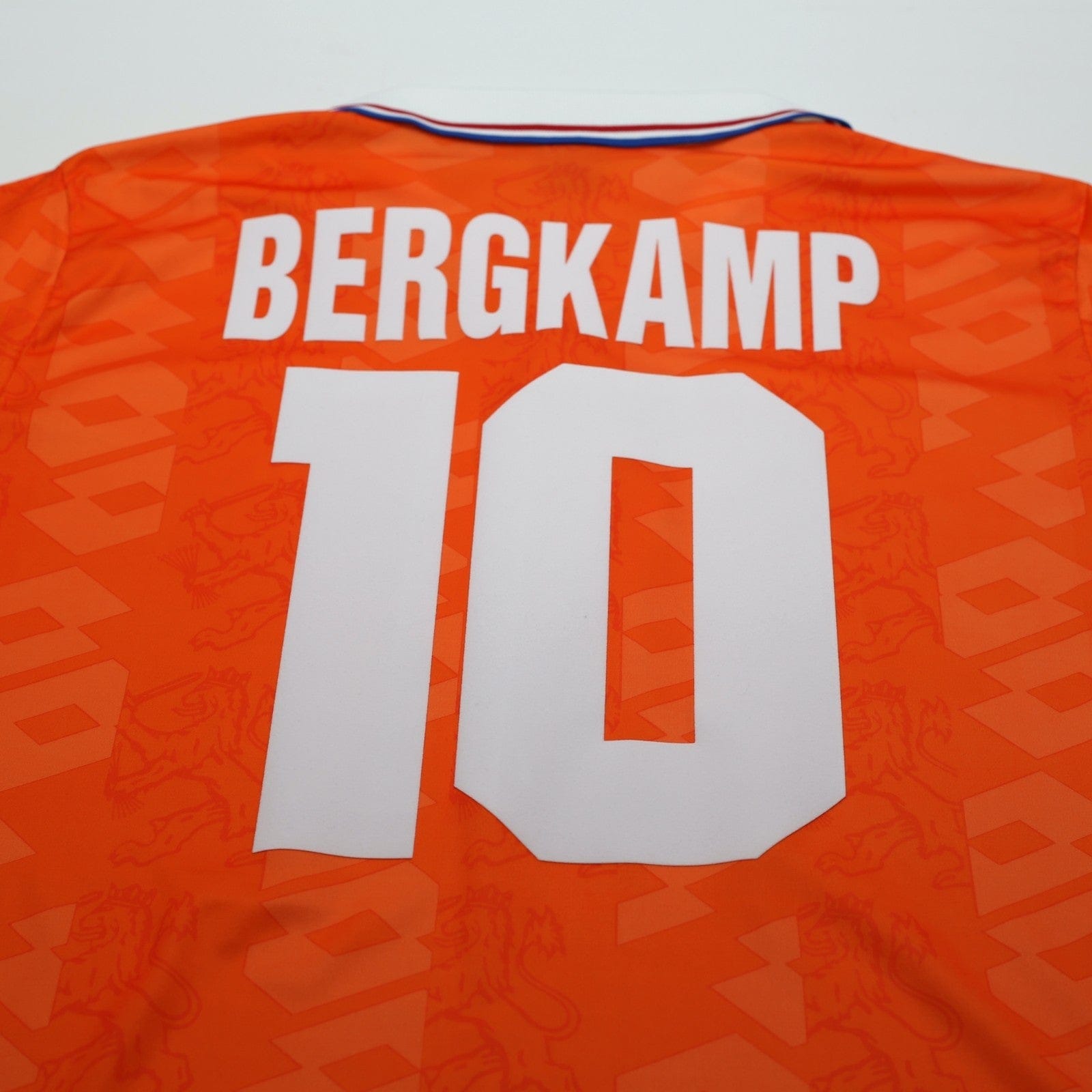 1994 Bergkamp #10 Holland Vintage Lotto Home Football Shirt (M) Netherlands