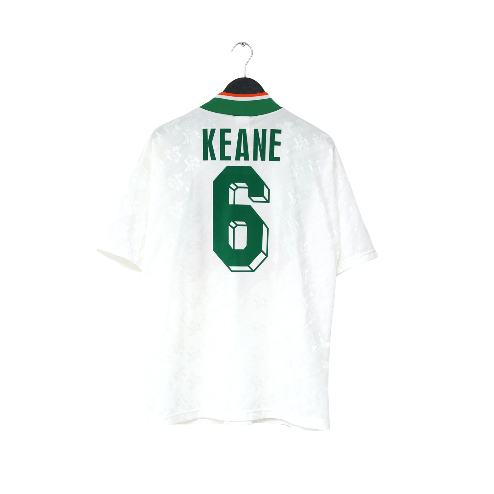 1994 KEANE #6 Ireland Vintage adidas Away Football Shirt 40/42 (L)