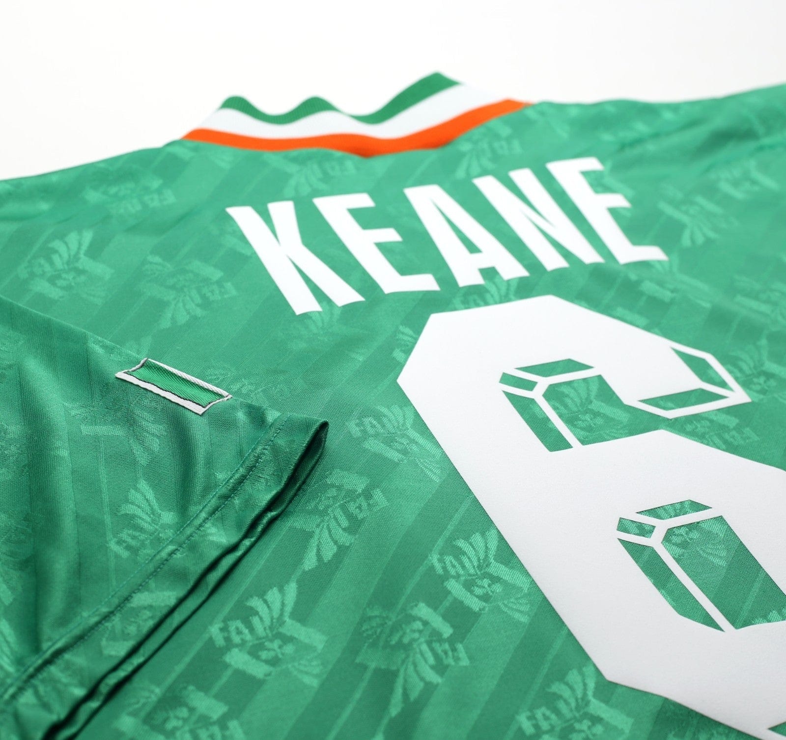1994 KEANE #6 Ireland Vintage adidas Home Football Shirt 40/42 (L)