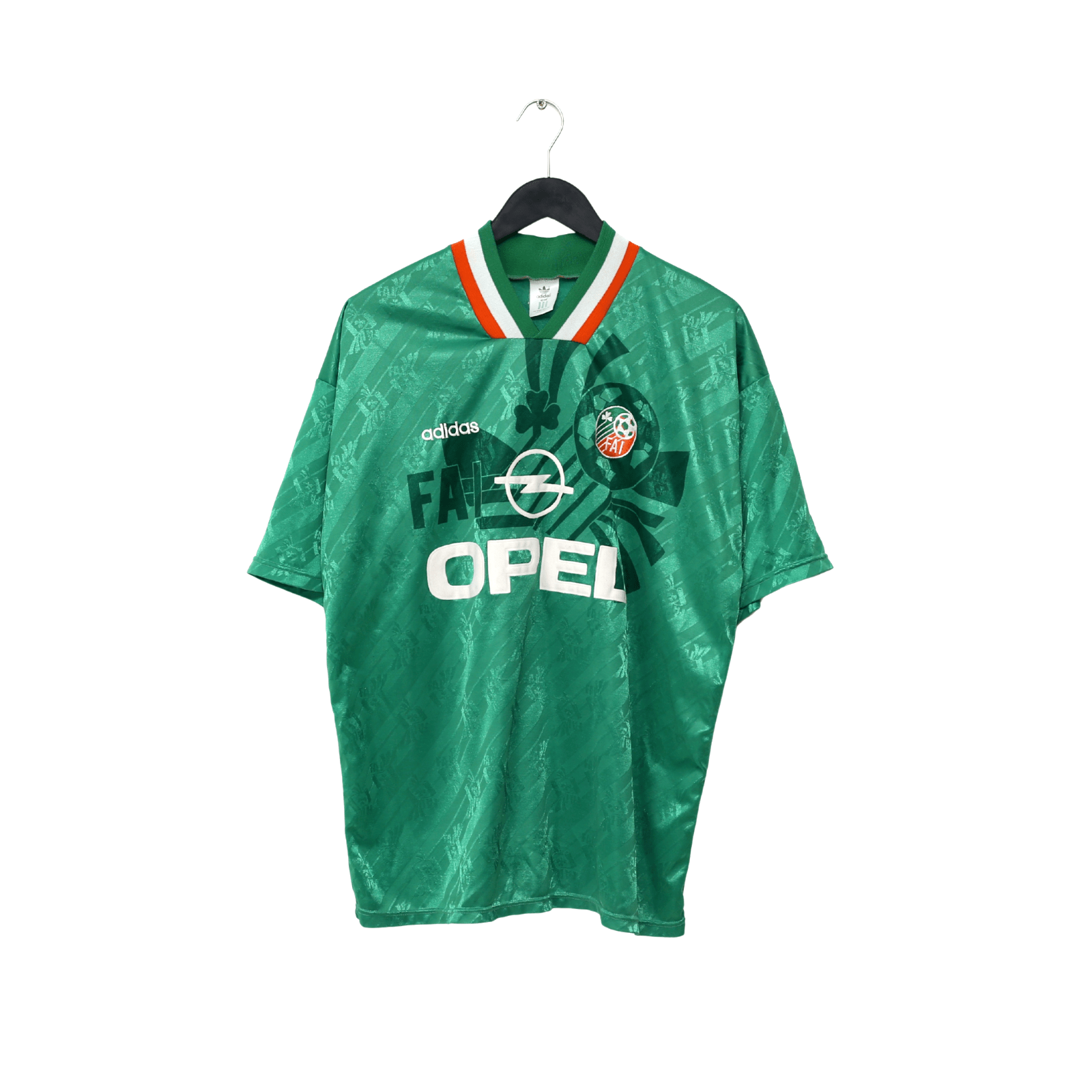 1994 KEANE #6 Ireland Vintage adidas Home Football Shirt 42/44 (L)