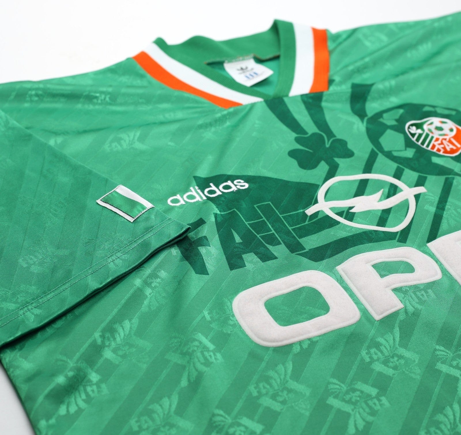 1994 KEANE #6 Ireland Vintage adidas Home Football Shirt 44/46 (XL)