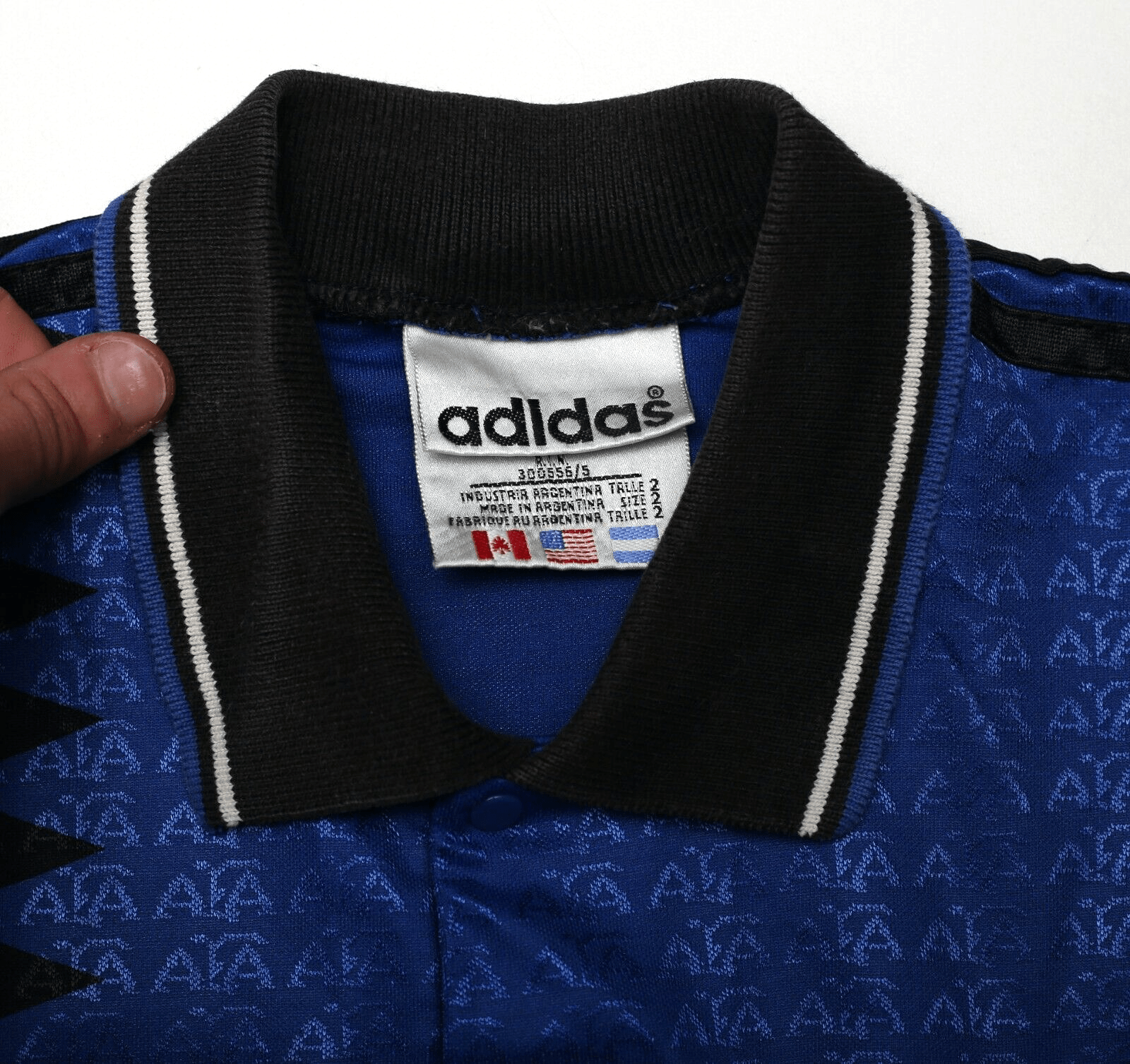 1994 MARADONA #10 Argentina Vintage adidas Away Football Shirt (M) USA 94