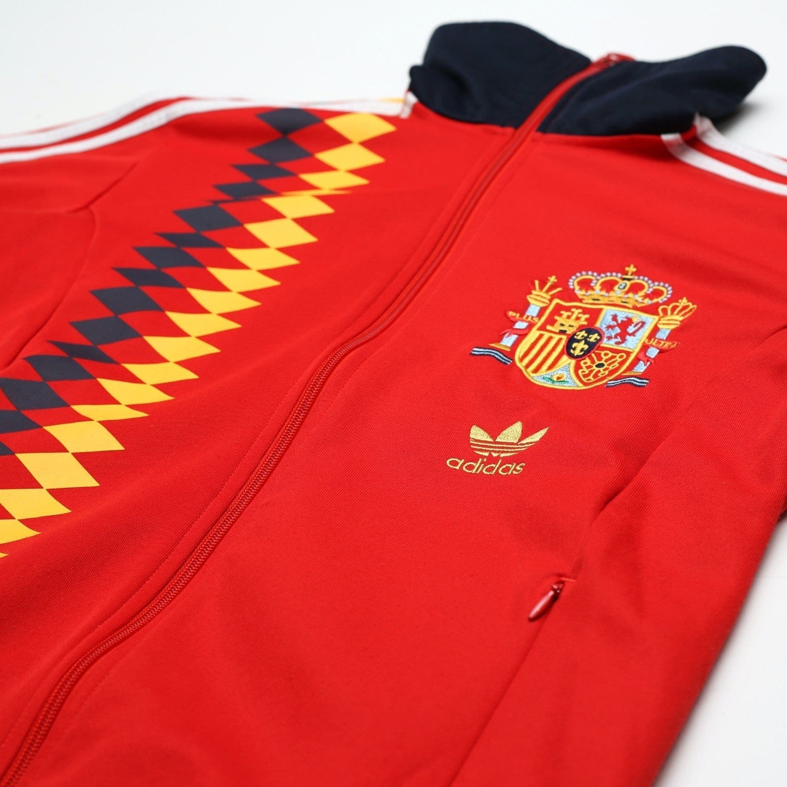 1994 Spain Retro adidas Originals Football Track Top Firebird Jacket (M)