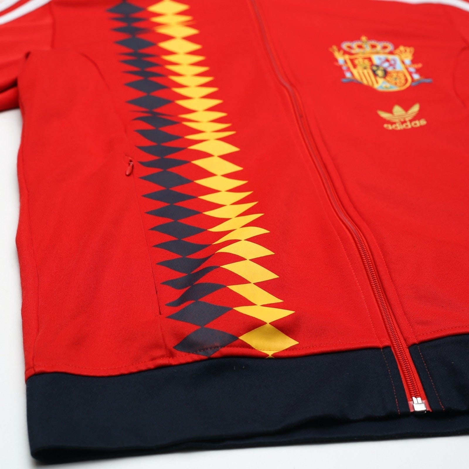 1994 Spain Retro adidas Originals Football Track Top Firebird Jacket (M)