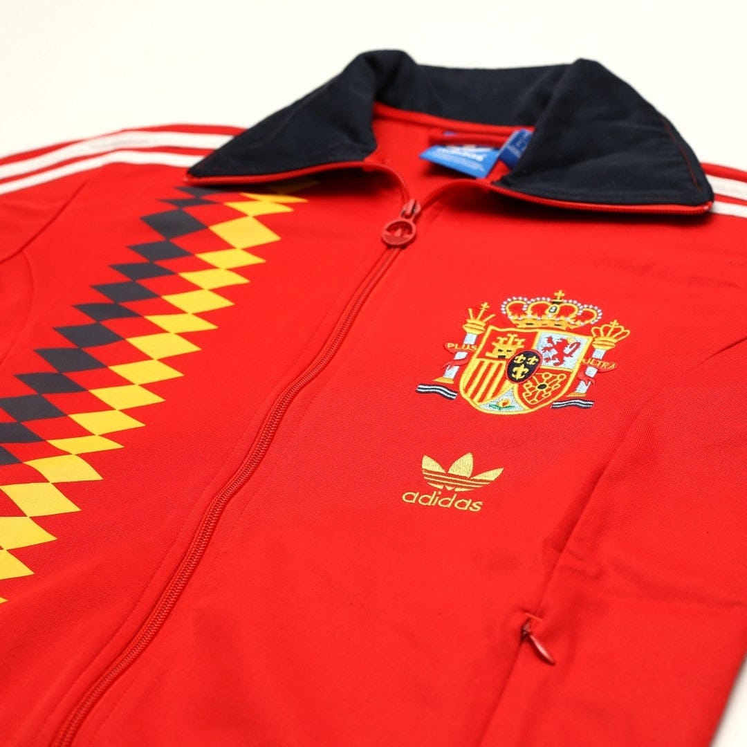 1994 Spain Retro adidas Originals Football Track Top Firebird Jacket (M)