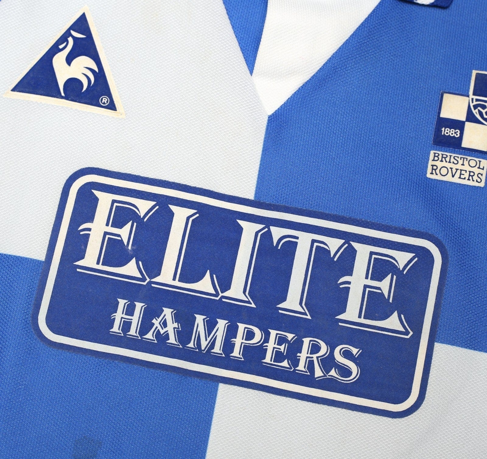 1995/96 BRISTOL ROVERS Vintage le coq sportif Home Football Shirt (S)