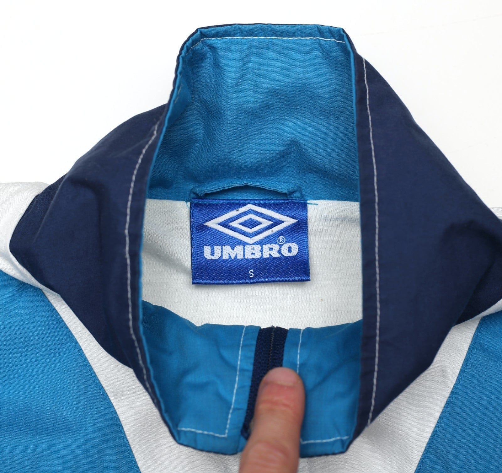 1995/96 ENGLAND Vintage Umbro Football Track Top (S/M) Euro 96