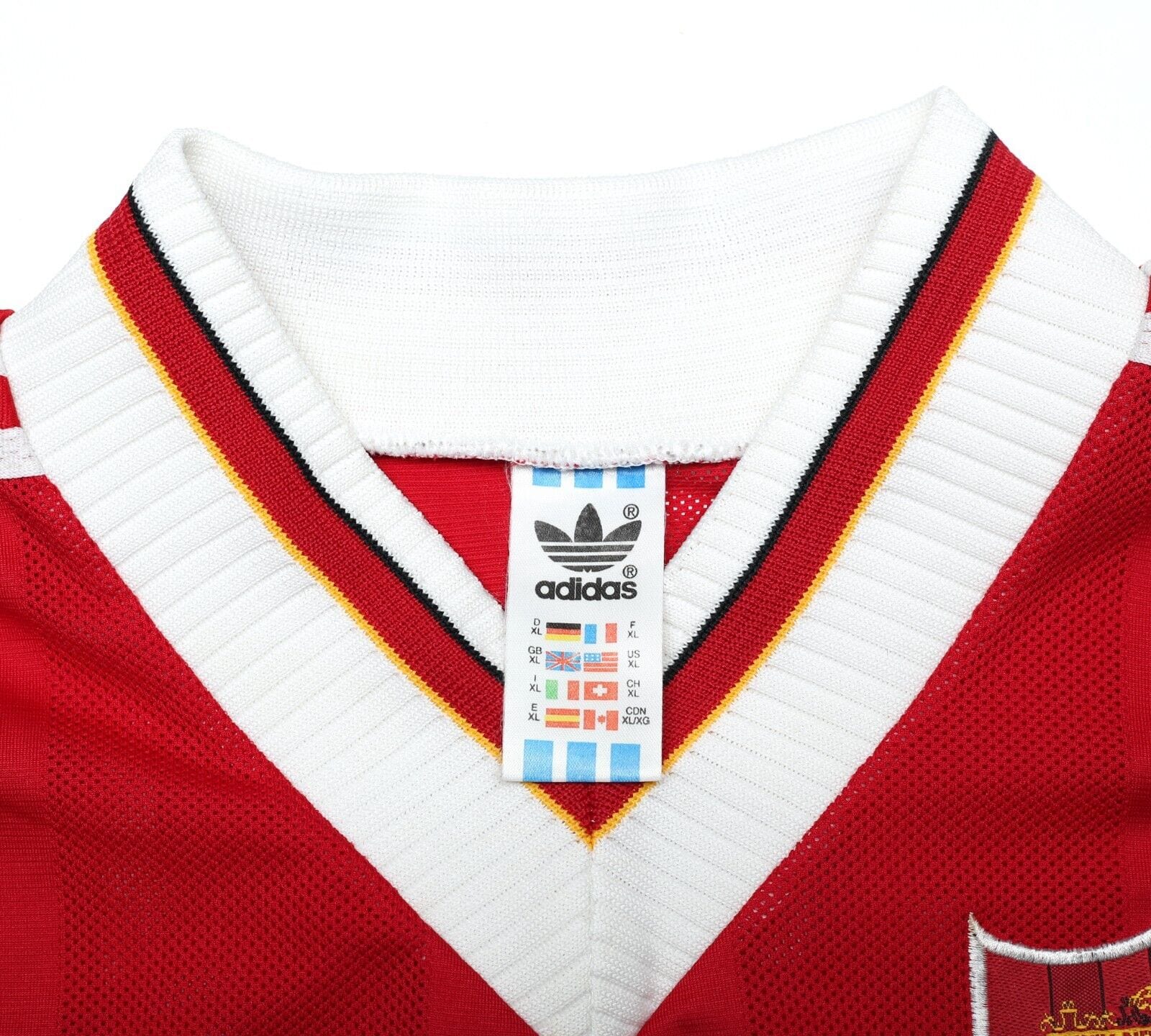 1995/96 FOWLER #23 Liverpool Vintage adidas Home Football Shirt Jersey (L/XL)