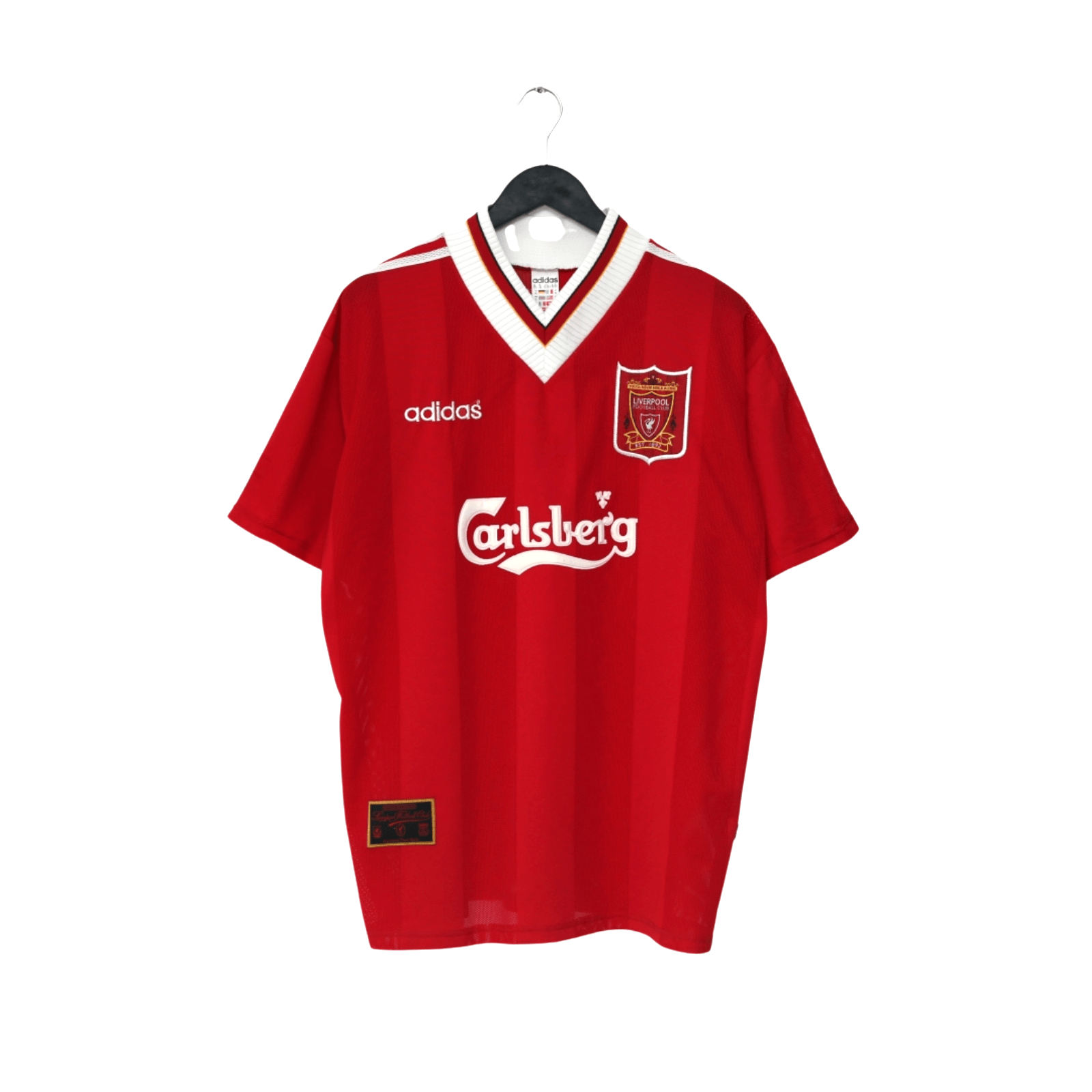 1995/96 Fowler #23 Liverpool Vintage adidas Home Football Shirt (XL)