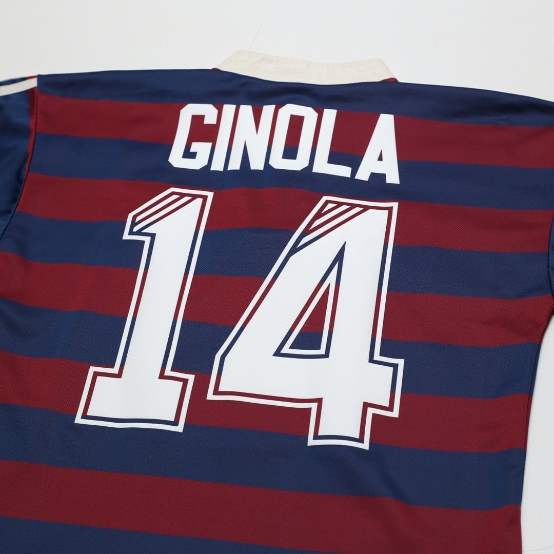 1995/96 Ginola #14 Newcastle United Vintage adidas Away Football Shirt (S)