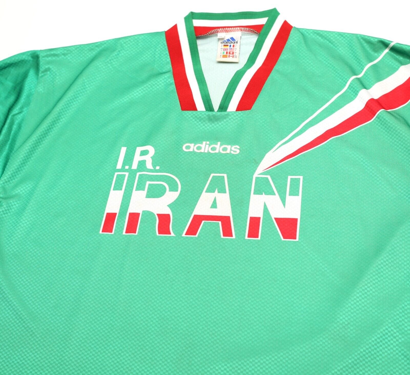 1995/96 IRAN Vintage adidas Third Football Shirt Jersey (L)