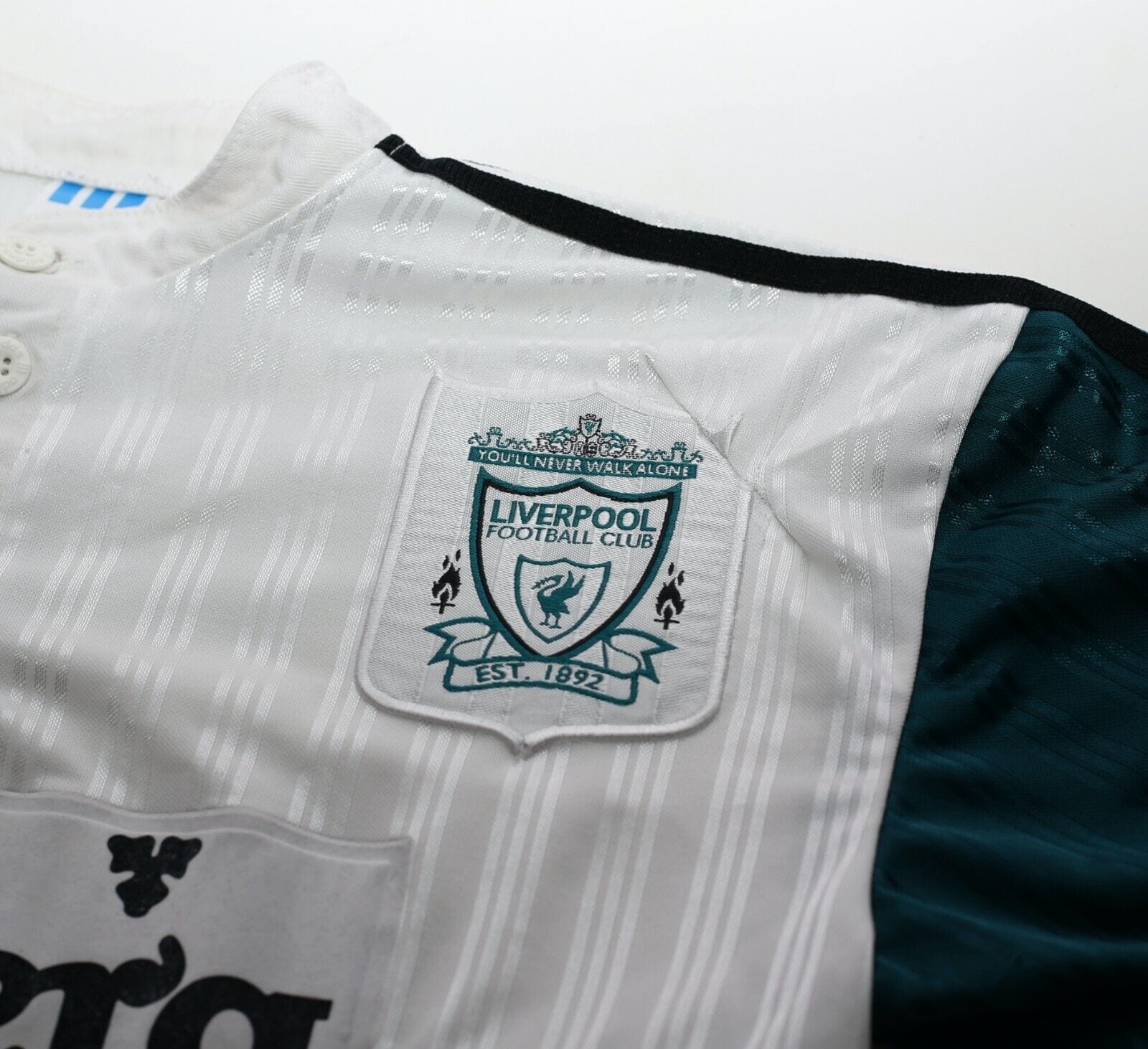 1995/96 LIVERPOOL Vintage adidas Away Football Shirt Jersey (S)