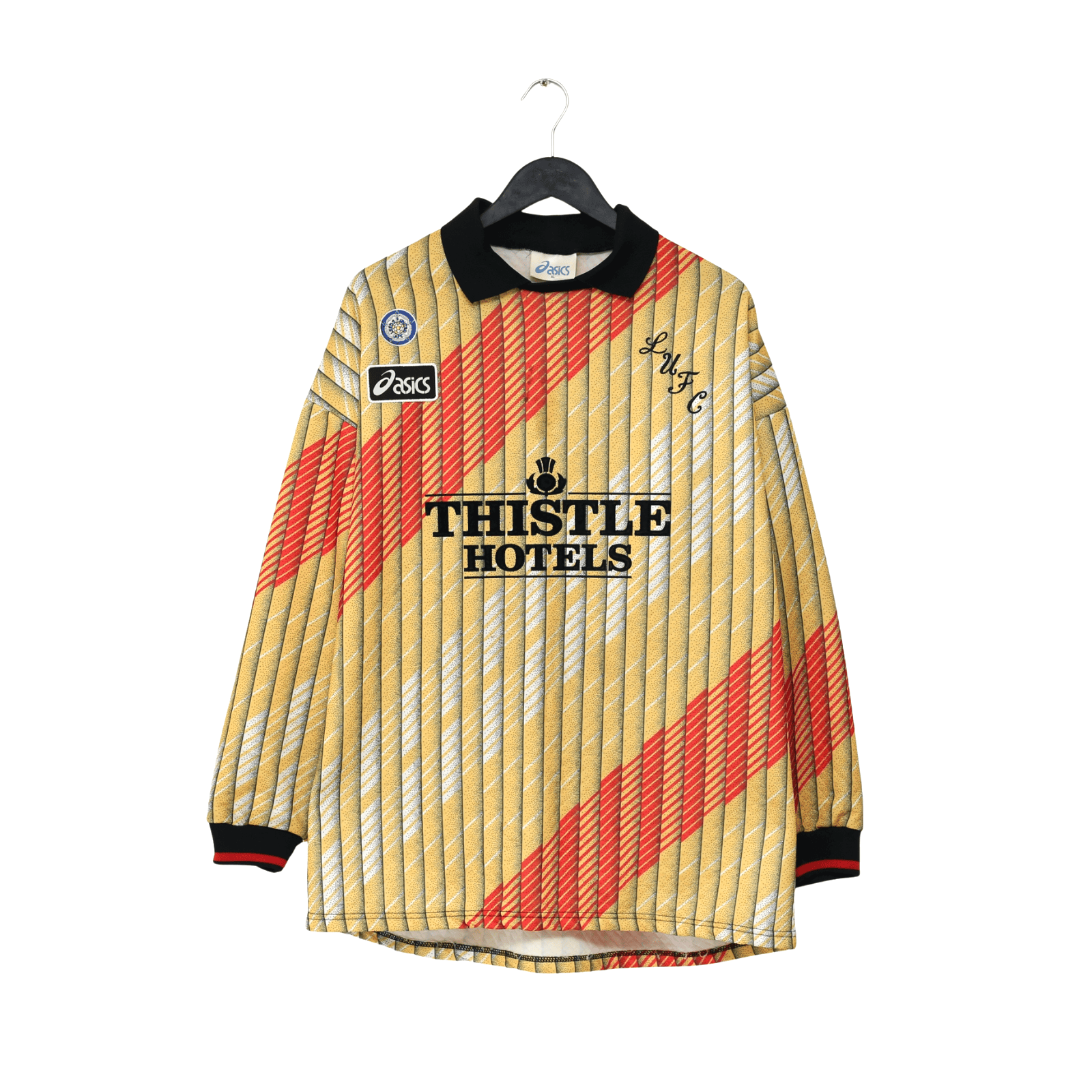 1995/96 Lukic #1 Leeds United Vintage Asics Goalkeeper Football Shirt (XL) GK