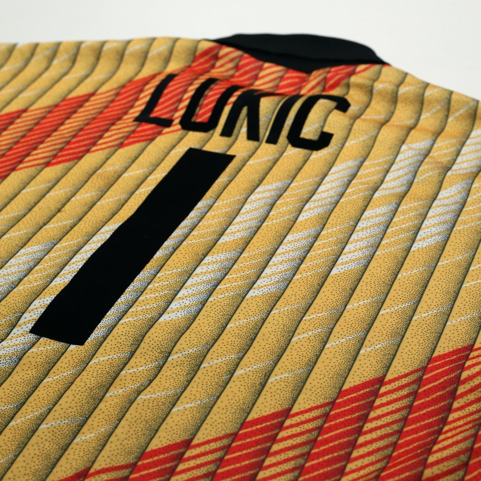 1995/96 Lukic #1 Leeds United Vintage Asics Goalkeeper Football Shirt (XL) GK