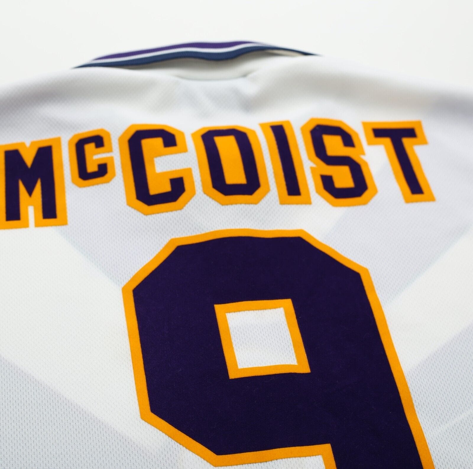 1995/96 McCOIST #9 Scotland Euro 96 Player Issue Umbro Away Football Shirt XL