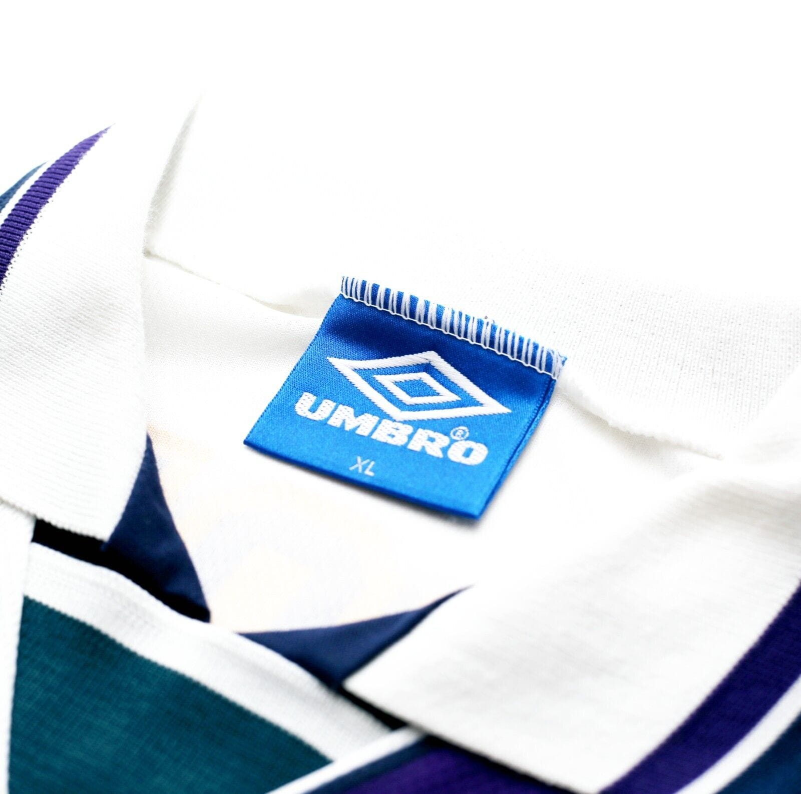 1995/96 McCOIST #9 Scotland Euro 96 Player Issue Umbro Away Football Shirt XL