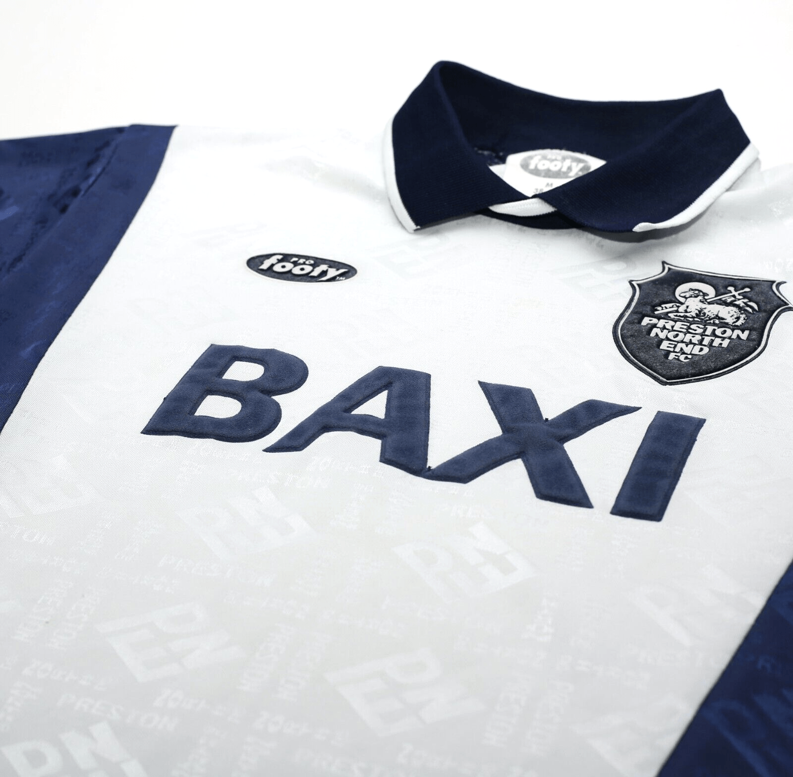 1995/96 PRESTON North End Vintage PRO Footy Home Football Shirt (M)