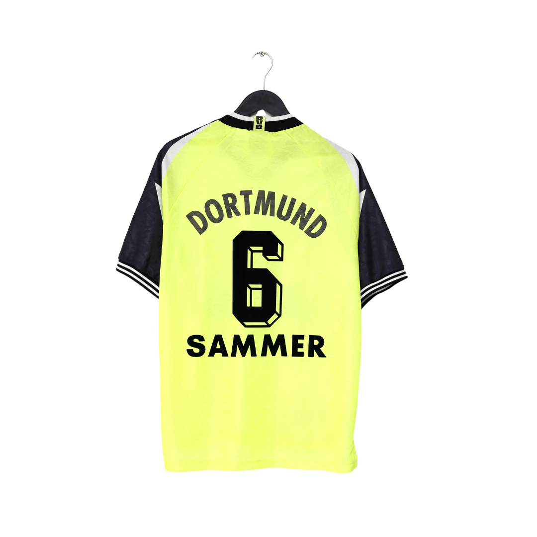 1995/96 SAMMER #6 Borussia Dortmund Vintage Nike Home Football Shirt (L)