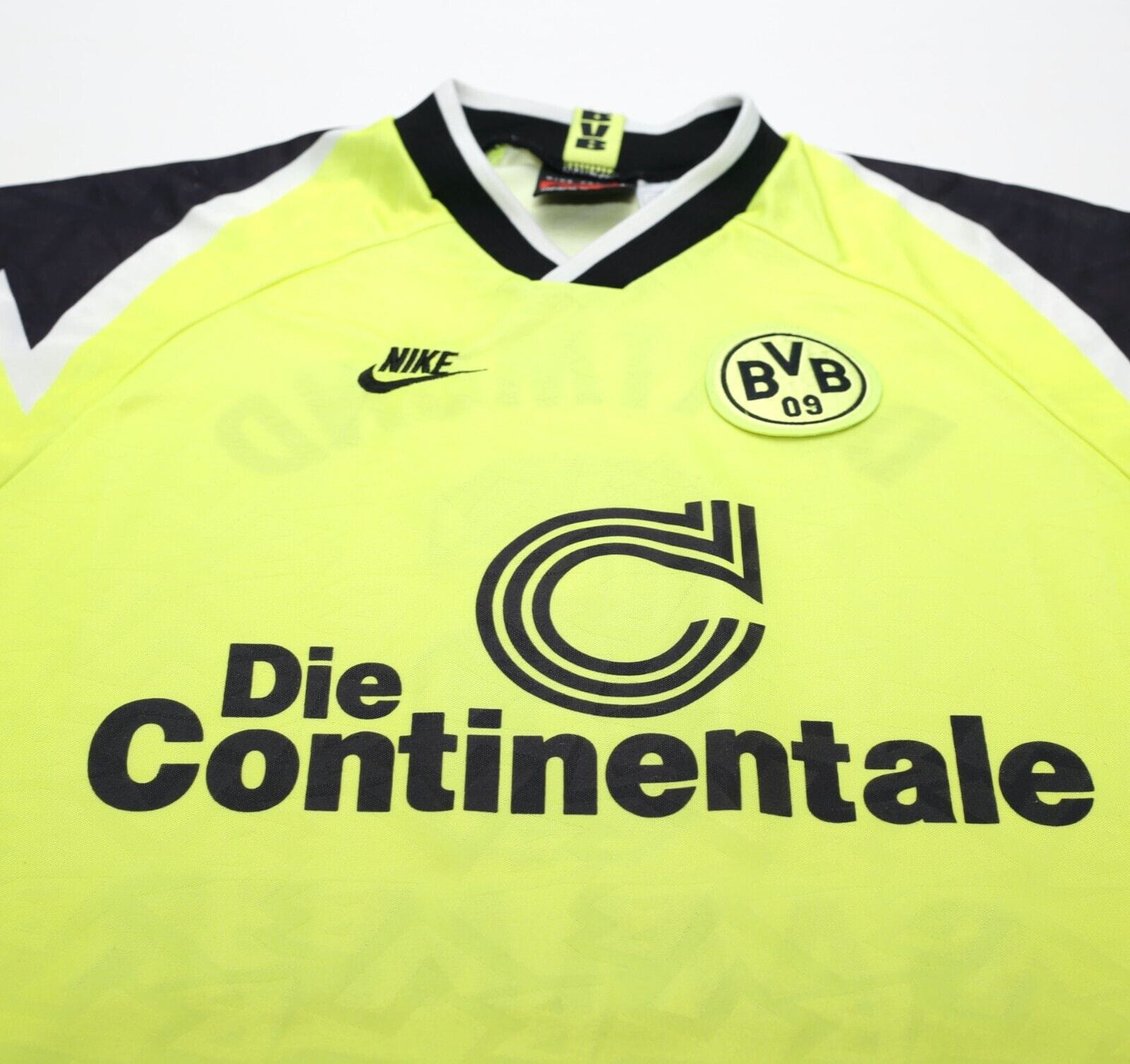 1995/96 SAMMER #6 Borussia Dortmund Vintage Nike Home Football Shirt (L)