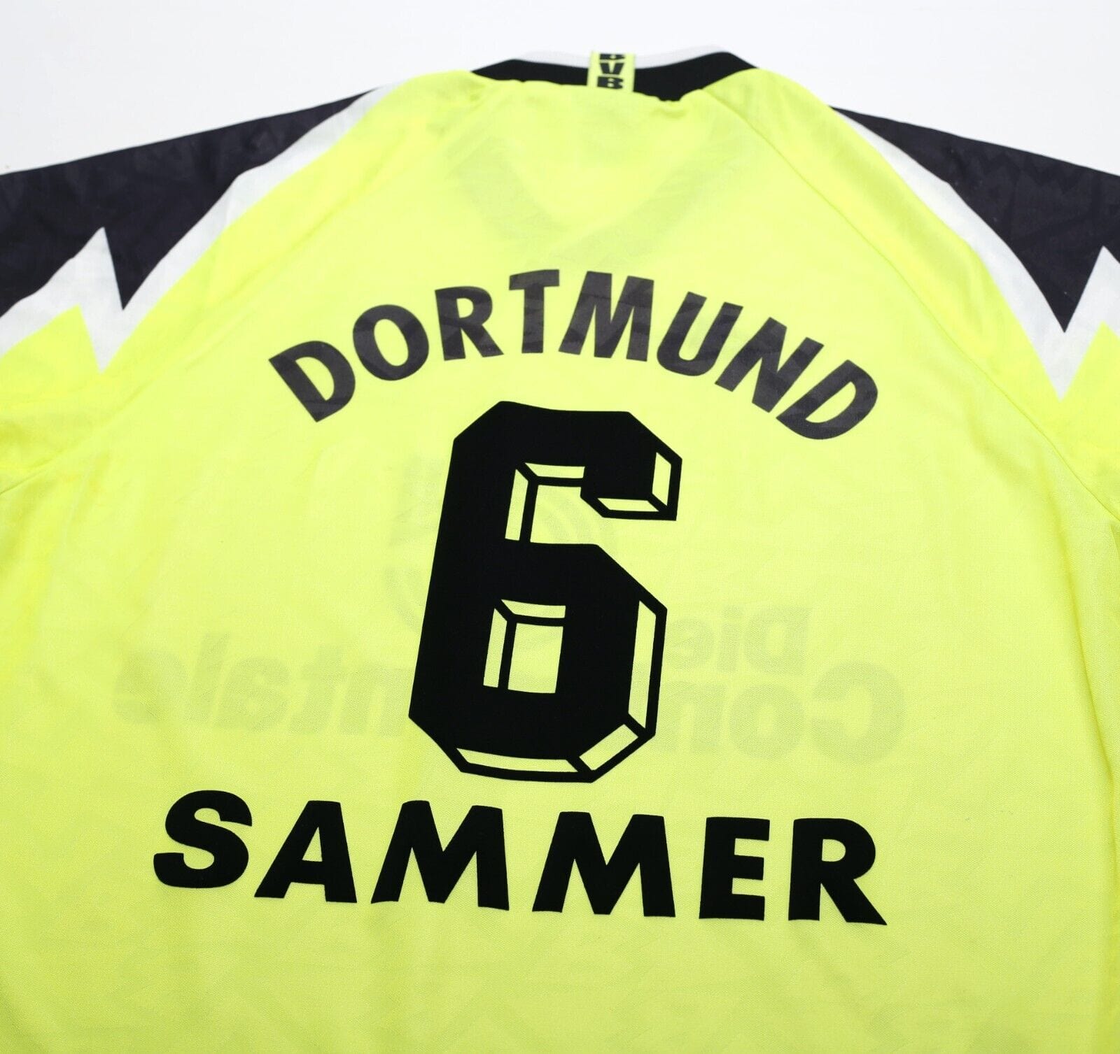 1995/96 SAMMER #6 Borussia Dortmund Vintage Nike Home Football Shirt (L)