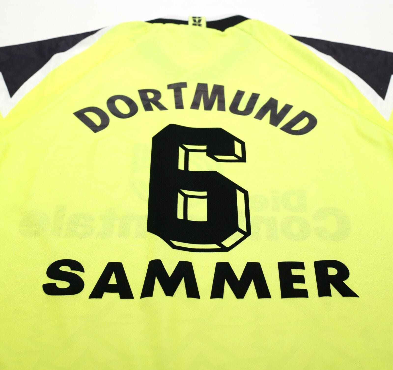 1995/96 SAMMER #6 Borussia Dortmund Vintage Nike Home Football Shirt (L)