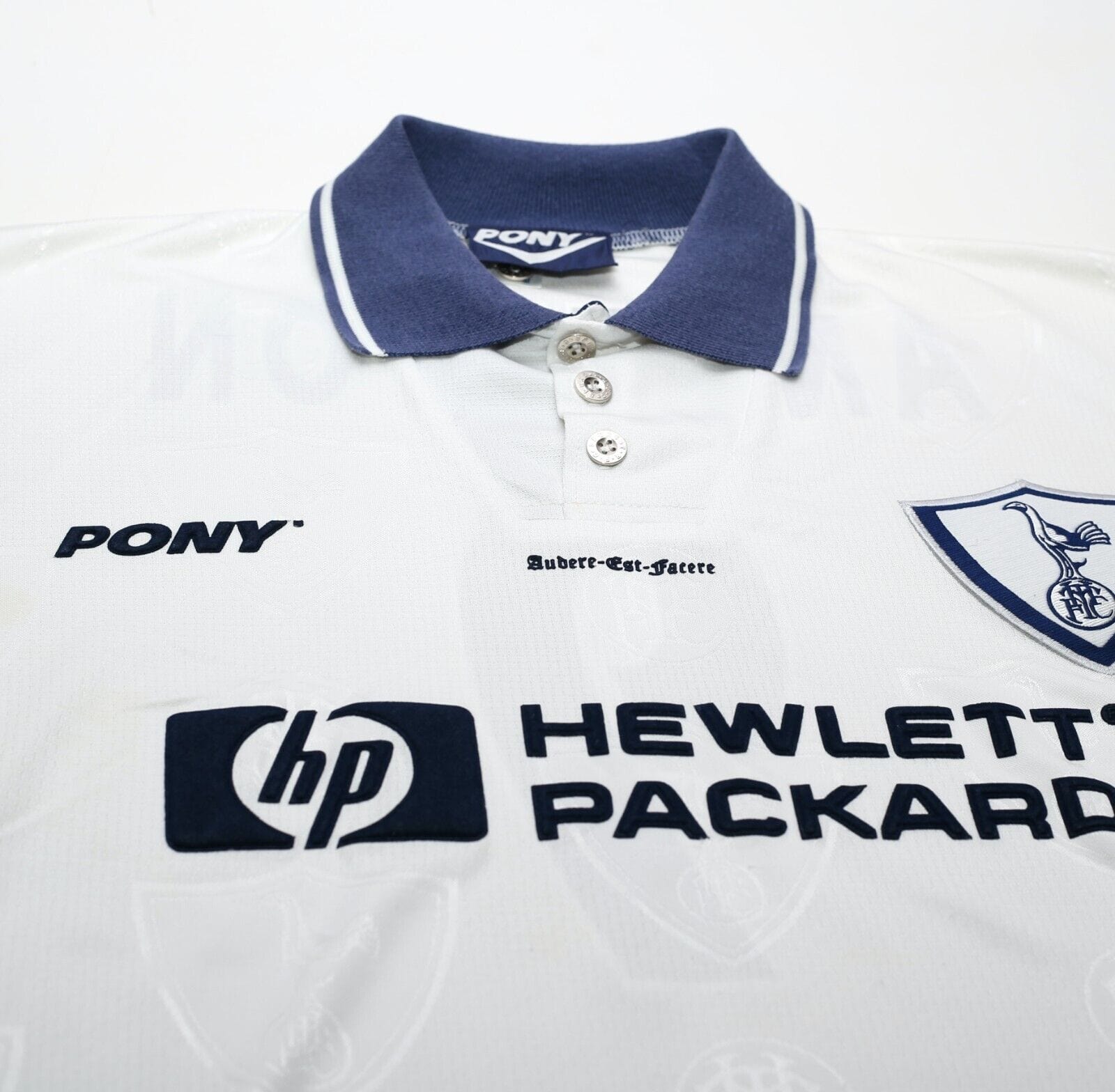 1995/97 ANDERTON #9 Tottenham Hotspur Vintage PONY Home Football Shirt (XL)