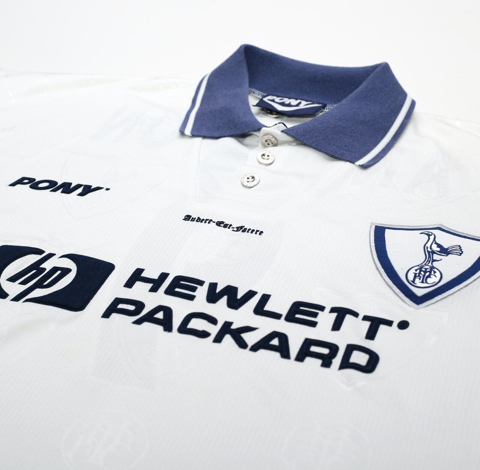 1995/97 ANDERTON #9 Tottenham Hotspur Vintage PONY Home Football Shirt (XL)