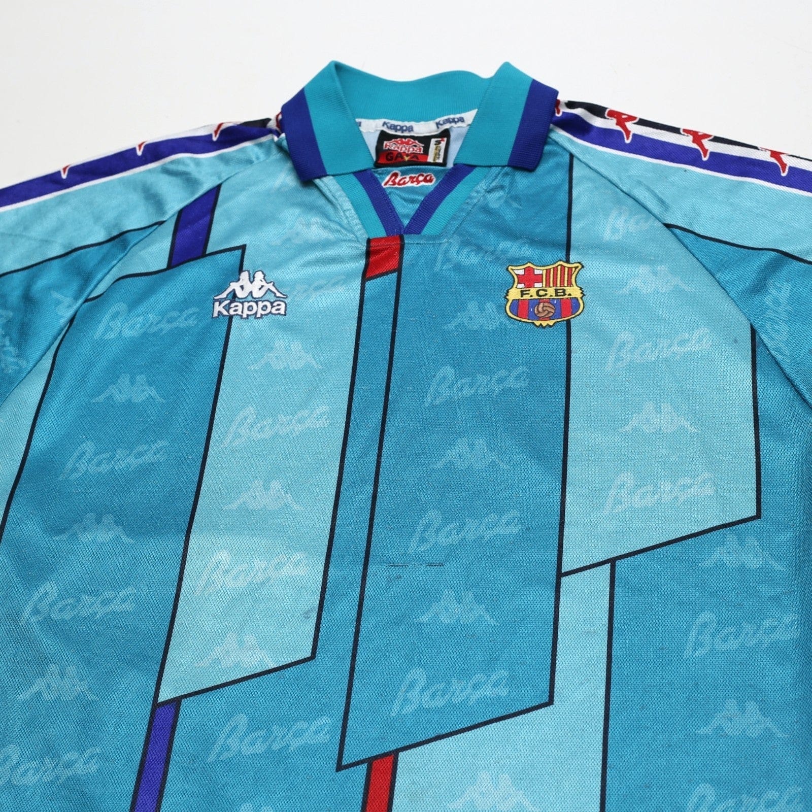 1995/97 Barcelona Vintage Kappa Away Football Shirt (S)
