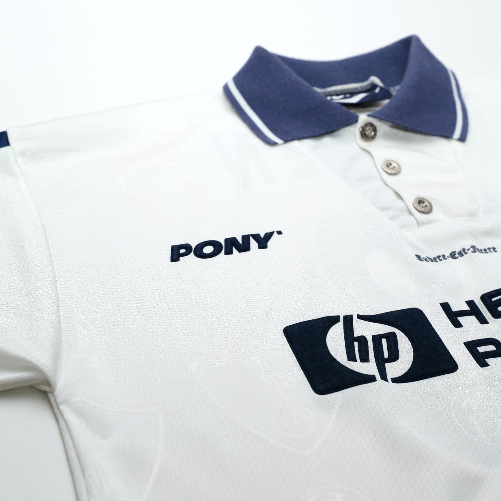 1995/97 Iversen #18 Tottenham Hotspur Vintage PONY Home Football Shirt (L)