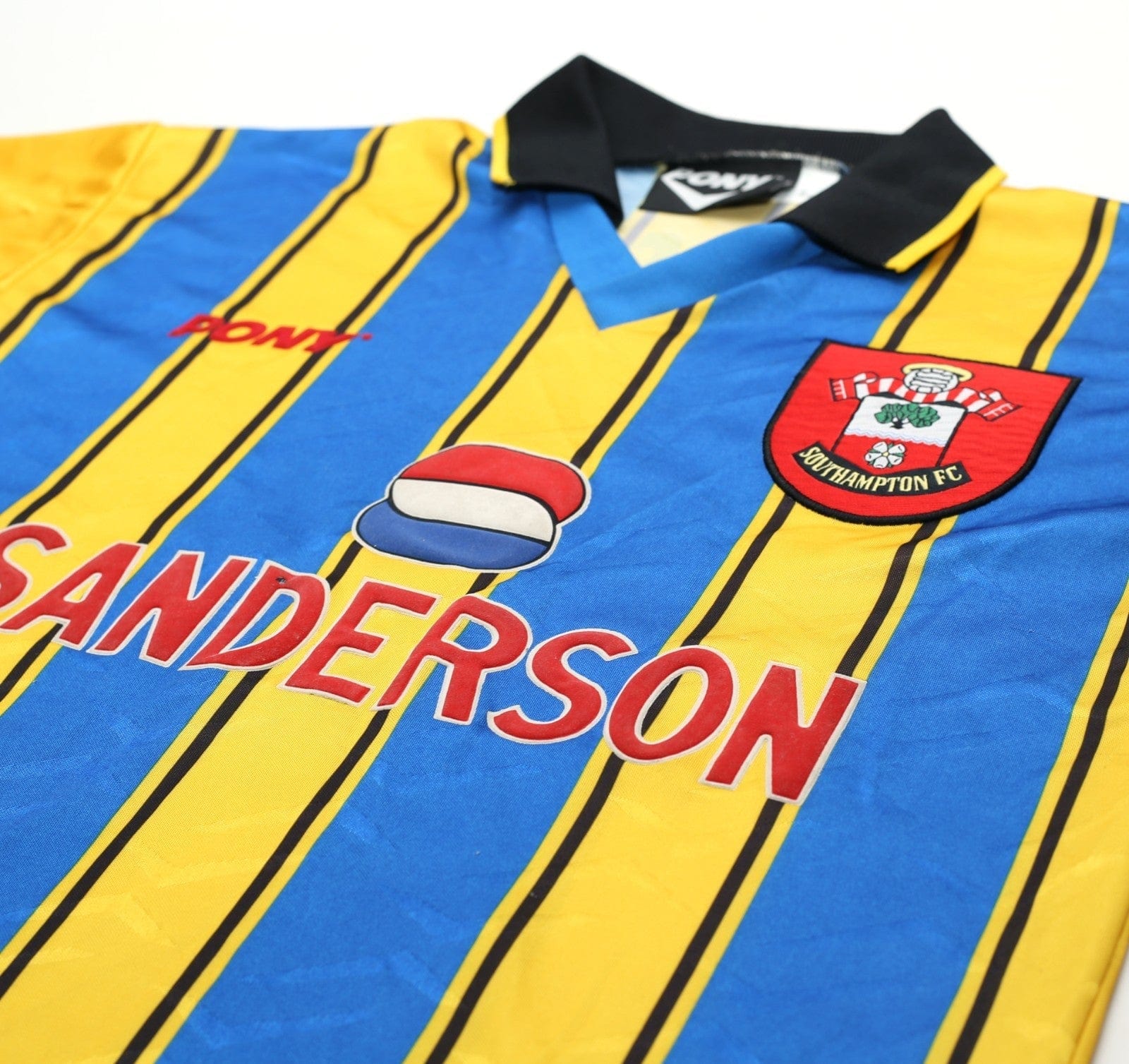 1995/97 LE TISSIER #7 Southampton Away Vintage PONY Football Shirt (M)
